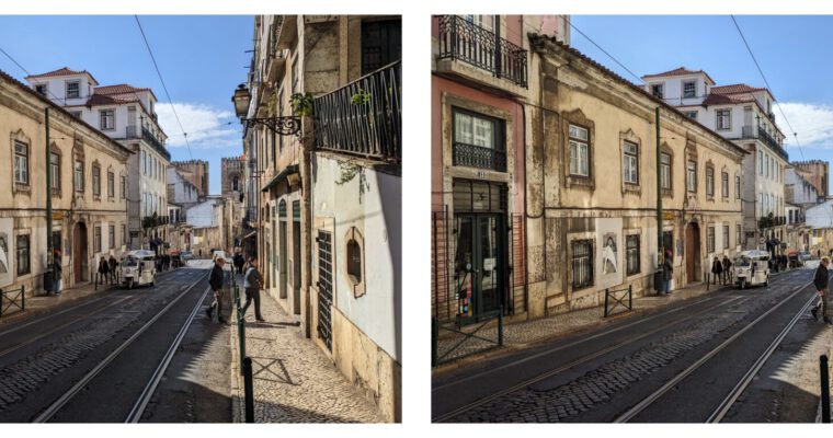 Lisbon in 3D — with lively depth