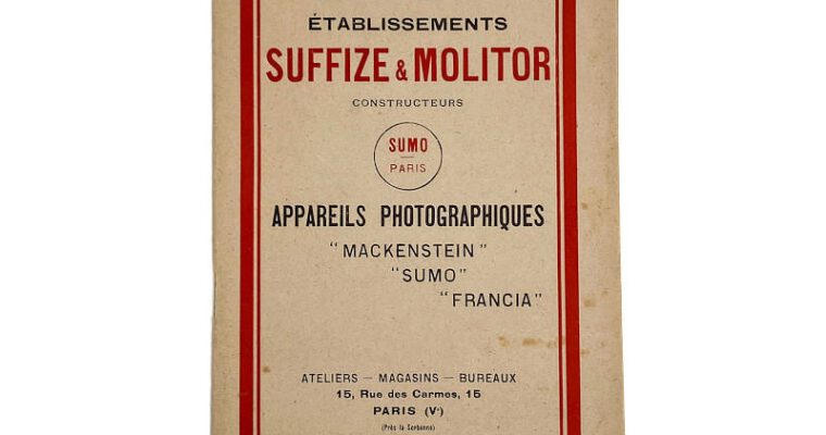 Catalogue Suffize & Molitor c. 1925