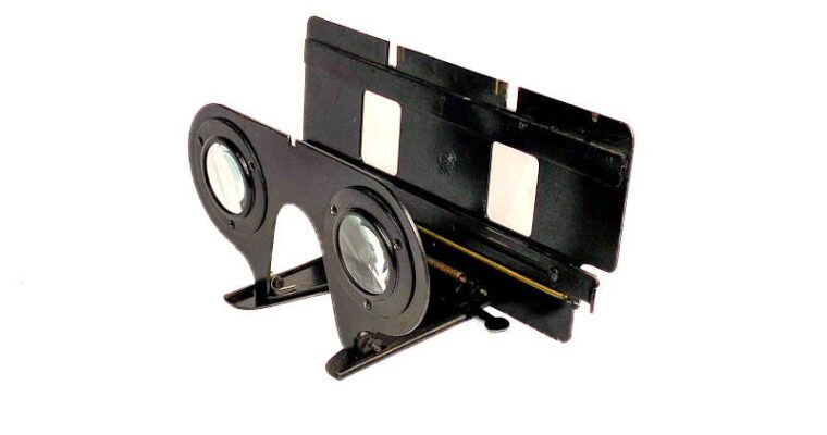 Foldable Stereoscope ‘Homéos pliant’, Metal