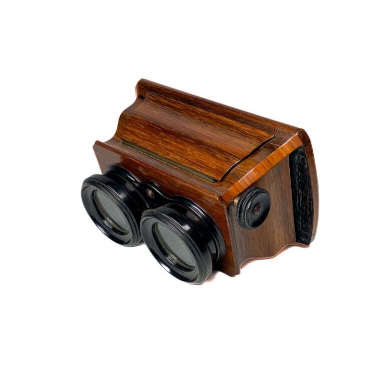 Stereoscope ‘à doucine’, Rosewood, Short&nbsp;Focus