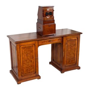 Tray-Stereoscope ‘Planox’ with Special Storage Desk containing its Original Photo Collection