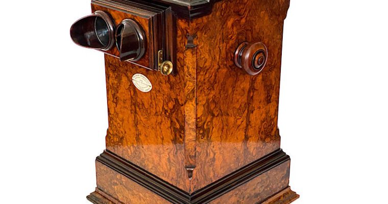 Chain-Stereoscope ‘Exhibition 1862 Revolving Stereoscope’