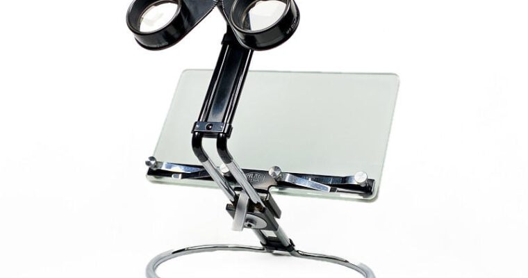 Stereoscope ‘Stereoskop Model 1928’, Glass and Metal