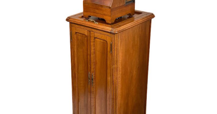 Tray-Stereoscope ‘Planox Universel’ with Original Storage Cabinet containing its Original Photo Collection