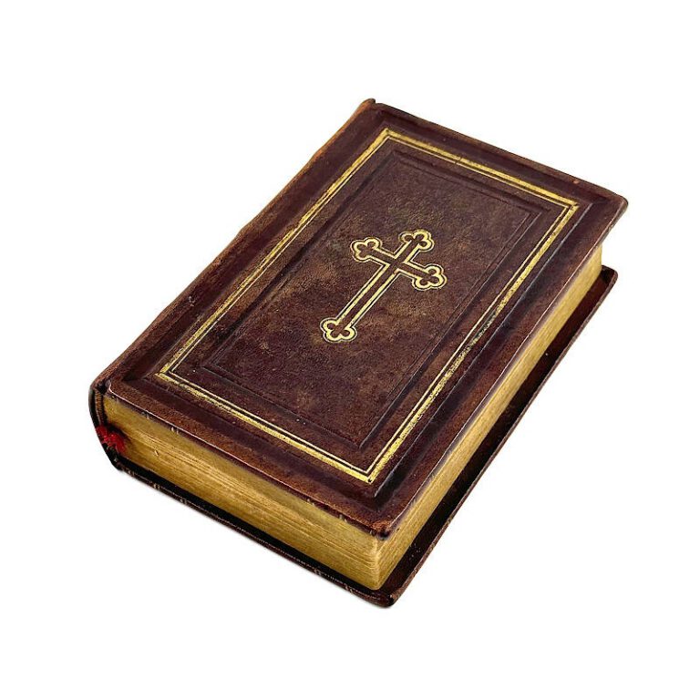 Religious book with a secret compartment with private nudes