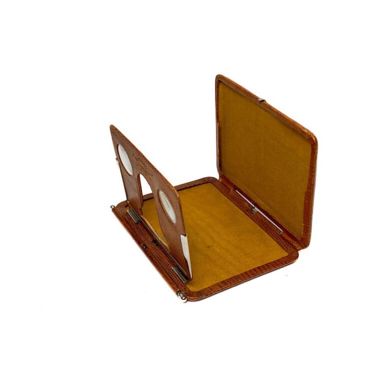 Foldable Stereoscope ‘Indupor’, Snakeskin, Luxe