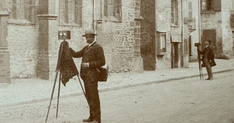 Two stereo photographers — Albumin photo