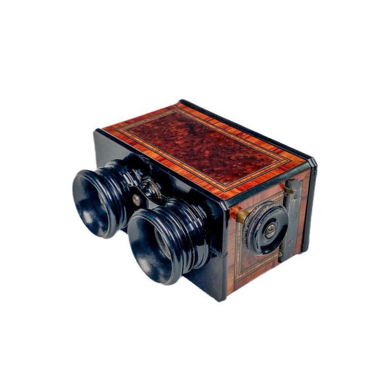 Stereoscope ‘Vérascope’, ‘à court foyer, modèle extra-riche’, Luxe