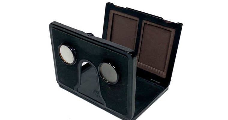 Foldable Stereoscope ‘Indupor’ with original storage Box