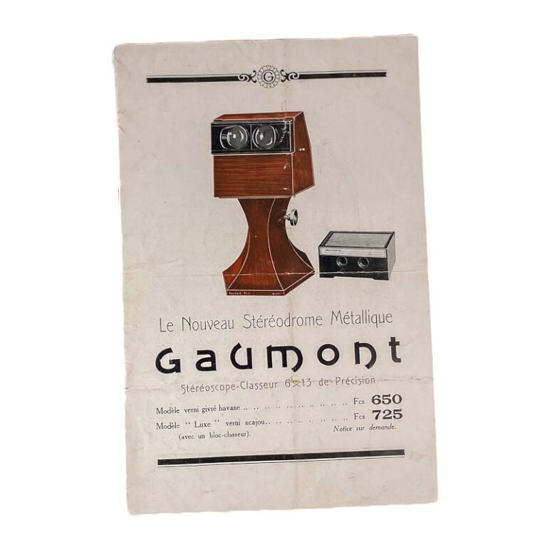 Catalogue Gaumont 1928