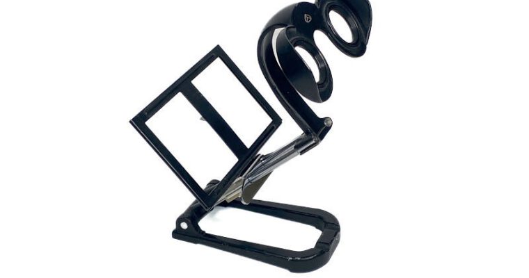 Foldable Stereoscope, Metal, with Original Storage Box