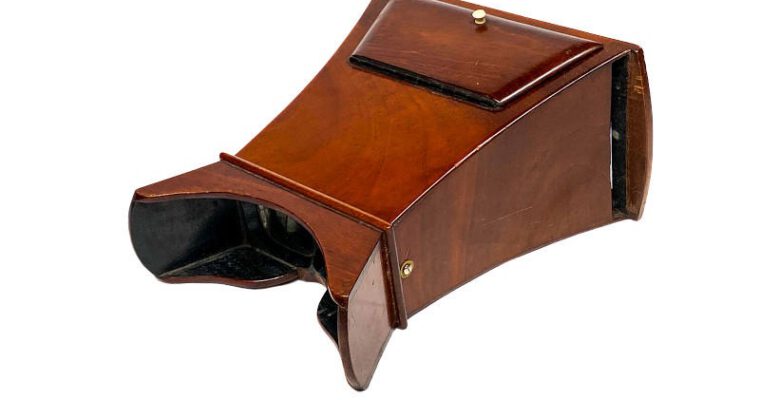 Brewster-Stereoscope, Levy Patent, Prismatic Lenses