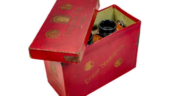 Stereoscope ‘Erster Staatspreis’ with Original Storage Box