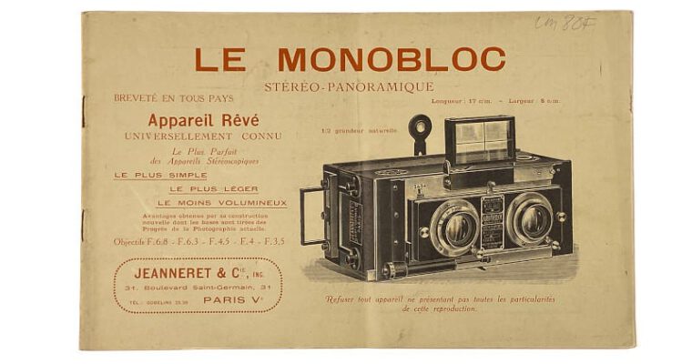 Catalogue Jeanneret ‘Le Monobloc’ c. 1920
