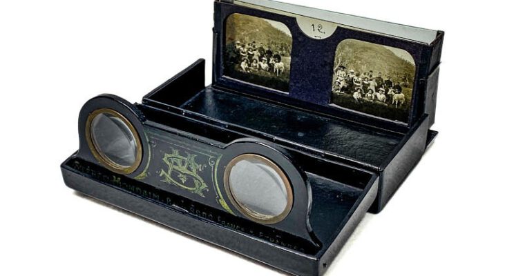 Foldable Stereoscope ‘Stéréo-Mondain’