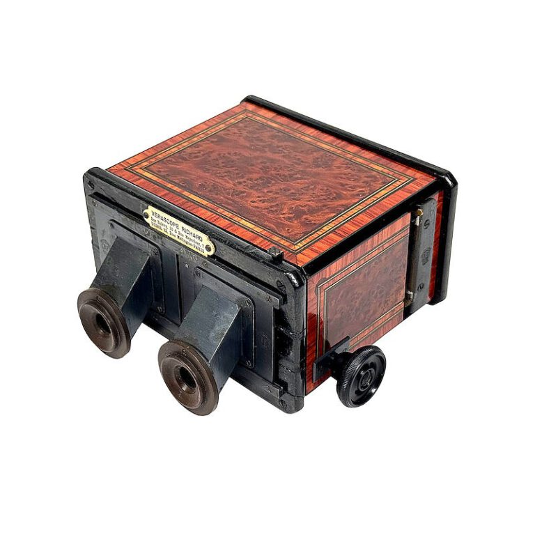 Prism Stereoscope ‘Stéréoscope redresseur, modèle extra-riche’, Luxe