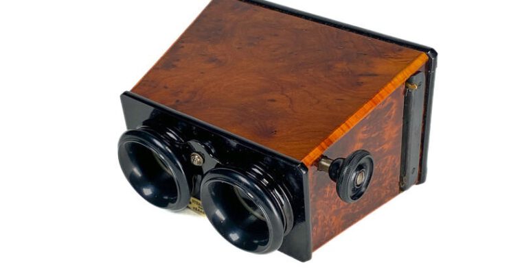 Stereoscope ‘Vérascope’, Ronce de Thuya
