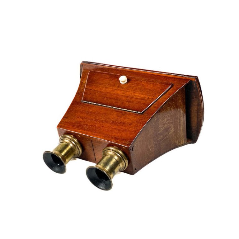 Brewster Stereoscope, Foldable Back