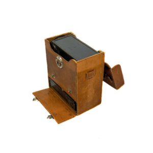 Stereo camera ‚Vérascope‘ in original leather case (C001)