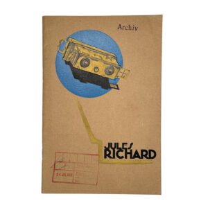 Catalogue Richard 1931, German archive copy