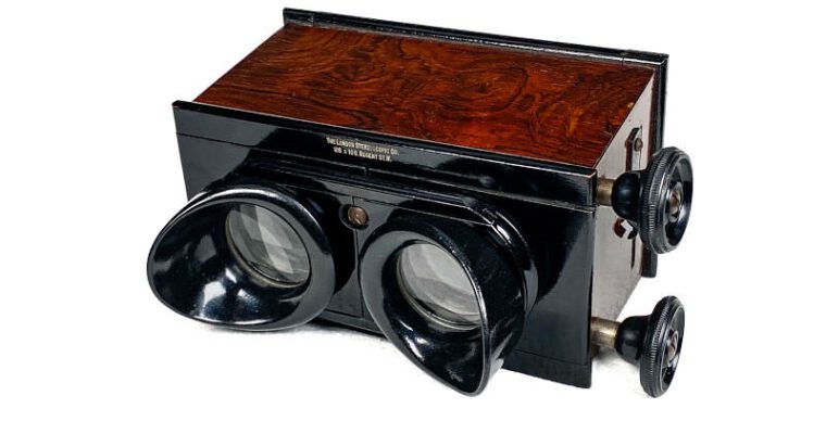 Stereoscope ‘à écartement variable’, Rosewood