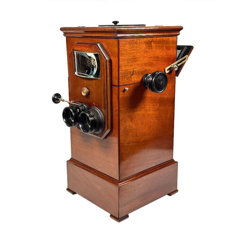 Chain-Stereoscope ‘Stéréo-Monocle, Système L. Leroy’ for stereoscopic and panoramic views