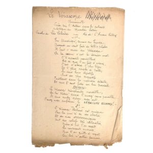 Chansonnette ‘Le Vérascope’