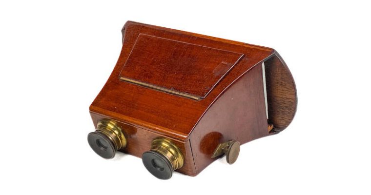 Brewster Stereoscope with Martin & Fay Focus Adjustment