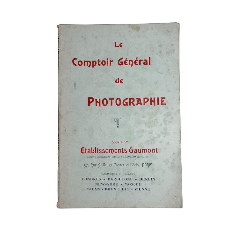 Catalogue Gaumont 1909