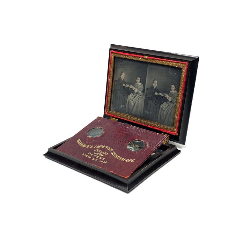 Foldable Stereoscope ‘Mascher’s Improved Stereoscope’, Medium Version