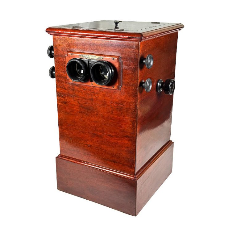 Chain-Stereoscope, unusual, large format