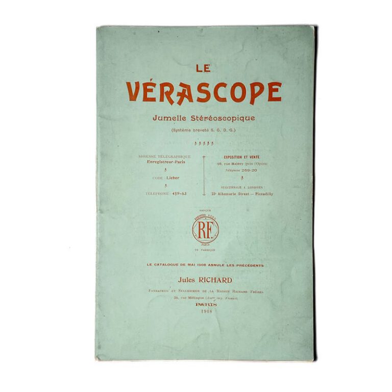 Catalogue Richard 1908