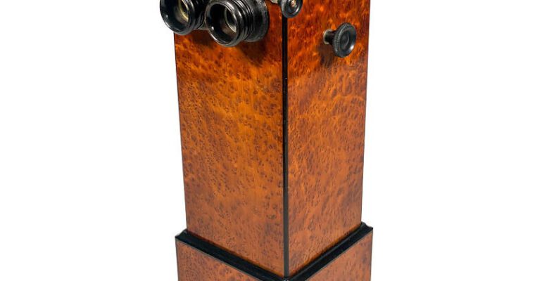 Chain-Stereoscope ‘Américain, à court foyer’, Ronce de Thuya, Short Focus
