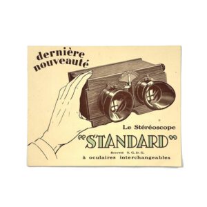 Mattey advertisement ‘Stéréoscope Standard’