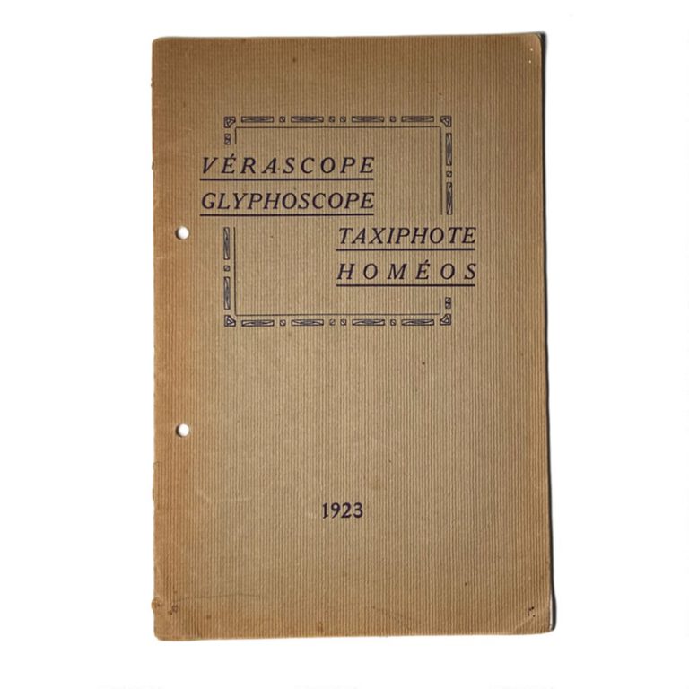 Catalogue Richard 1923