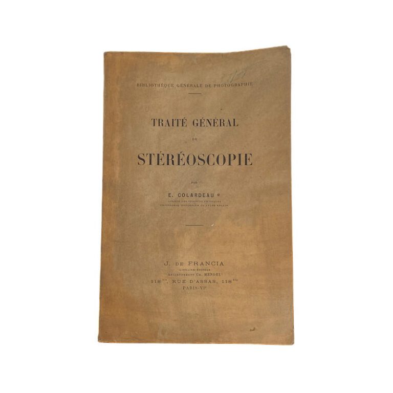 Traité Général de Stéréoscopie