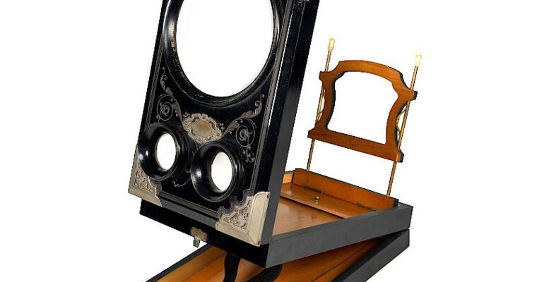 Foldable Pantoscope ‘à double socle’, Metal Fittings
