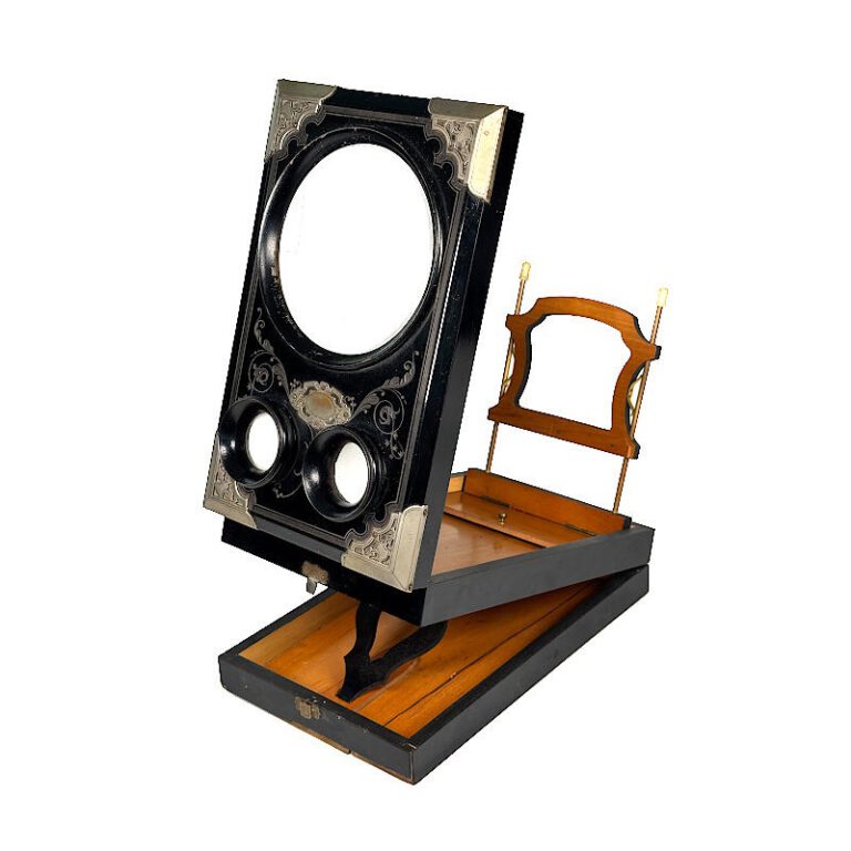 Foldable Pantoscope ‘à double socle’, Metal Fittings