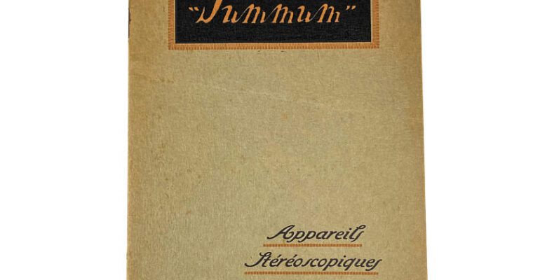 Catalogue Summum 1927