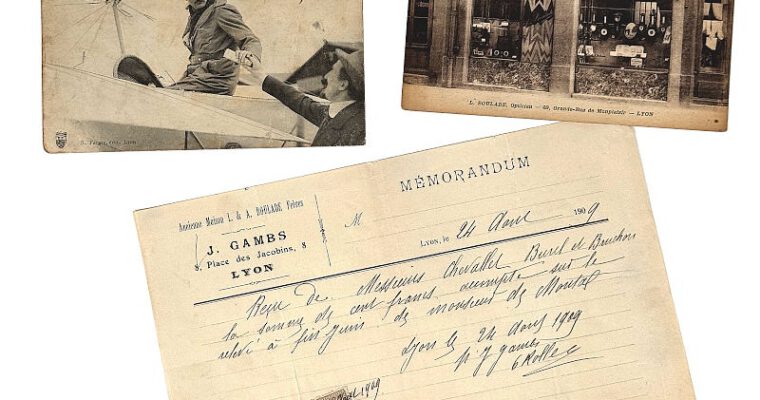 Documents about the Boulade brothers from Lyon, their company and its succesor J. Gambs.