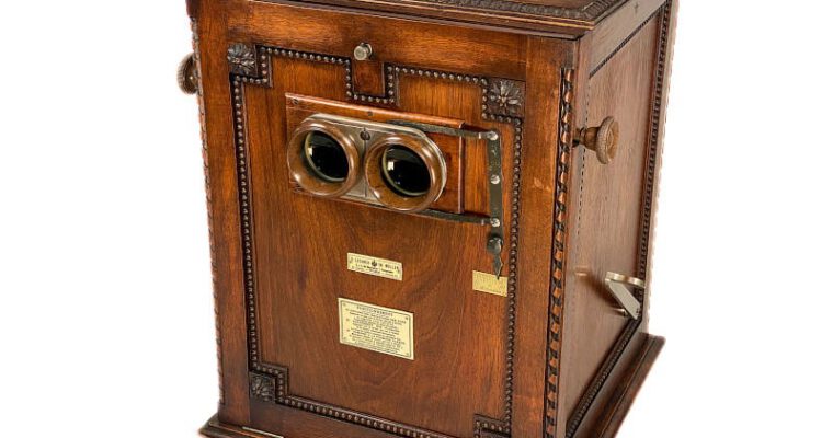 Tray-Stereoscope ‘Le Taxiphote no. 2, style Louis XVI’, Luxe