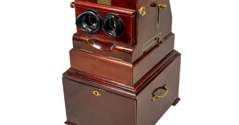 Tray-Stereoscope ‘Planox’, Rare Small First Version