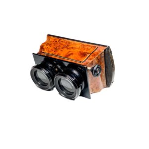 Stereoscope ‘à doucine’, Ronce de Thuya, Short&nbsp;Focus