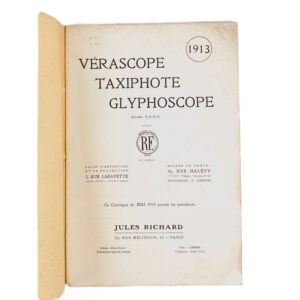 Catalogue Richard 1913 (D030)