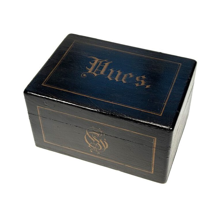 Storage Box for Stereo views, French, Custom made