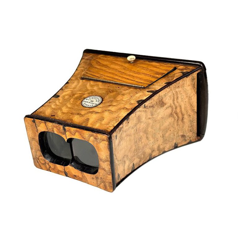 Brewster Stereoscope, Prismatic Lenses, Olive&nbsp;Wood