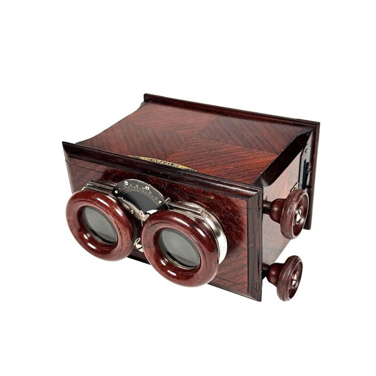 Stereoscope ‚bois de violette à raccods‘, Luxe