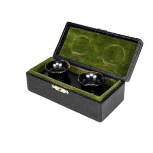 Foldable Stereoscope ‚en tôle vernie noire‘, Metal, with Original Storage Box (SH181)