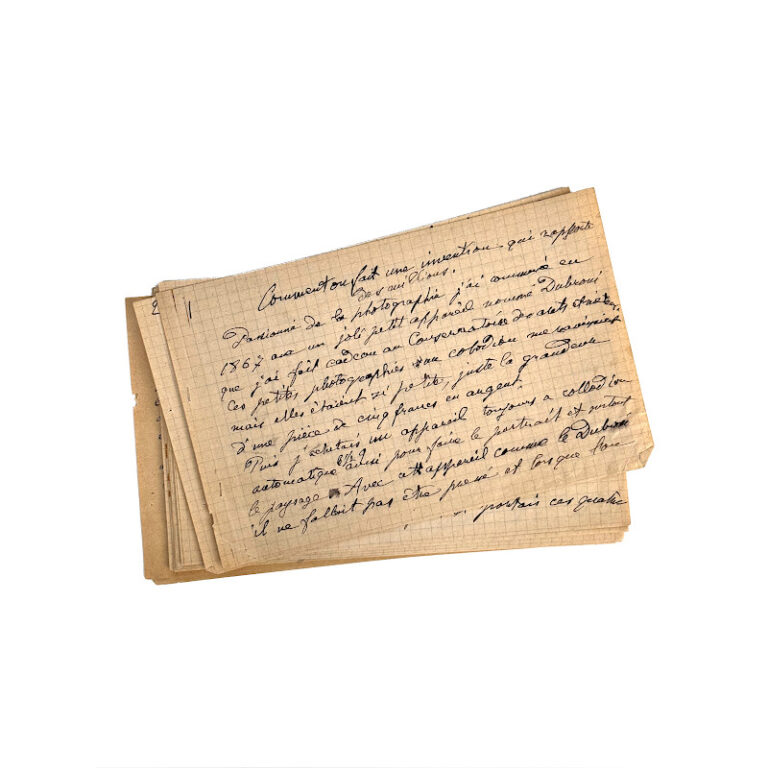 Autograph ‚Comment on fait une invention qui rapporte des millions‘