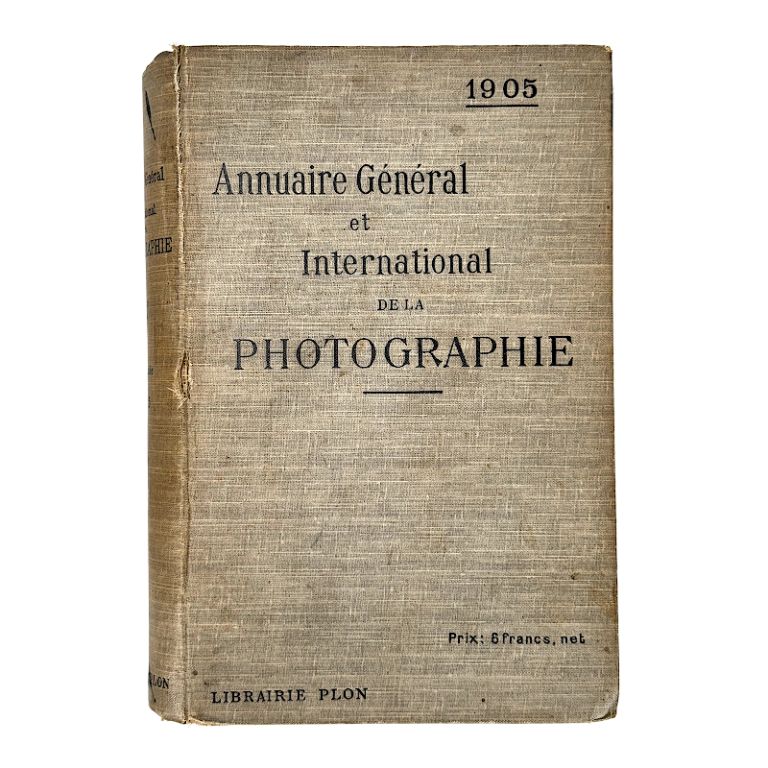 Annuaire Général et International de la Photographie 1905